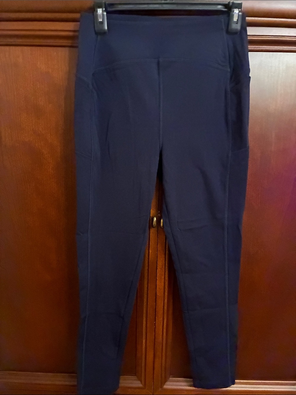 Talbots Women's Navy High-Waist Performance Leggings